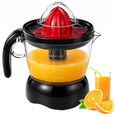 VERKGROUP Električni sokovnik za citruse, 25 W, 700 ml, crni