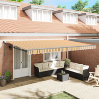Skrovita tenda 500x300 cm, tkanina, višebojna