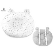MIMINU Jastuk za hranjenje bebe, bijela sa zvjezdicama  