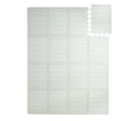 Podloga puzzle za djecu - Hygge, siva 170 x 120 x 1 cm