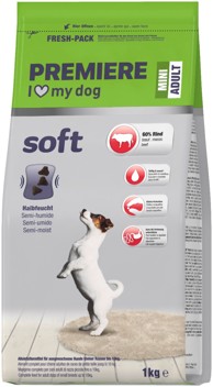 PREMIERE Hrana za pse Soft Mini Adult govedina 1 kg