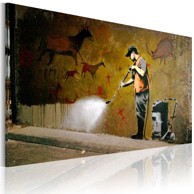 Slika Whitewashing Lascaux (Banksy) 60x40