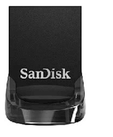 SANDISK Usb stick Ultra FIT, micro format, 512 GB, crni