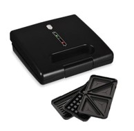 BERLINGERHAUS Aparat za sendviče, BH-9638, 3 u 1, 780 W, Matte Black Collection