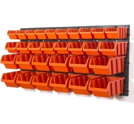 BORDERLINE PVC zidna ladica – organizator Orderline 3, 32-dijelni