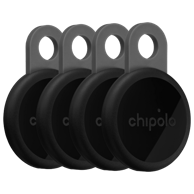 CHIPOLO Bluetooth lokator Loop, crni, 4 kom CH069