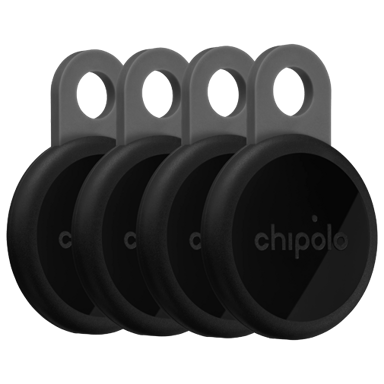 CHIPOLO Bluetooth lokator Loop, crni, 4 kom CH069