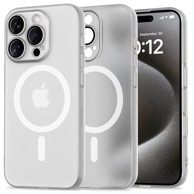 TECH-PROTECT Magslim Magsafe maskica za iPhone 15 Pro Matte Bijela