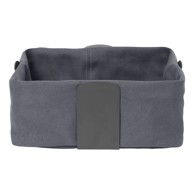 BLOMUS Tamno siva tekstilna košara za kruh Bread, 26 x 26 cm