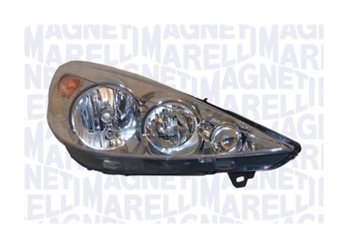 MAGNETI MARELLI Far PEUGEOT 206+ desni H7/H1 712463601129
