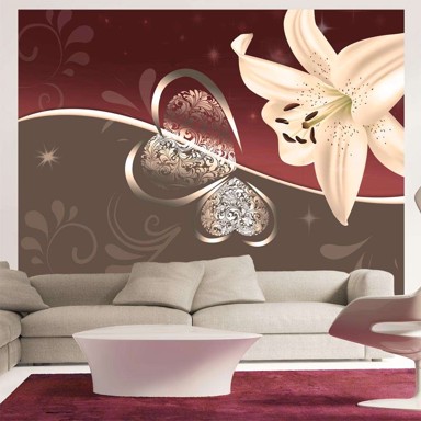 Foto tapeta Cream lily 300x231