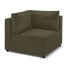 BOBOCHIC PARIS Svijetlo zelena modularna sjedeća garnitura od samta (promjenjiva) Nihad modular, 96x96x88 cm