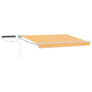 Električna uvlačiva tenda, 100% poliester i aluminij, pijesak