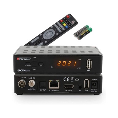 OPTICUM Digitalni prijemnik Sloth combo + mini CA/LAN/H.265