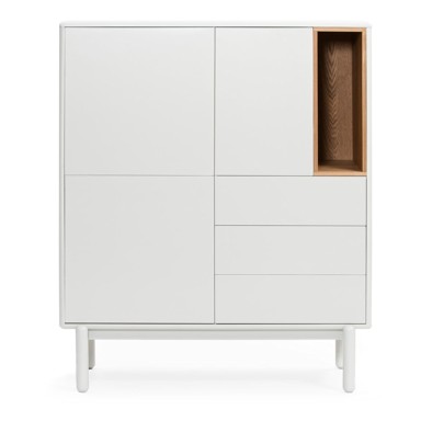 Krem komoda, 100x120x40 cm