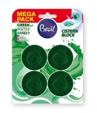 Water WC disk Dramers Brait Effect 4 x 50 g, zeleni