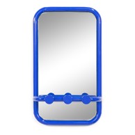 SPINDER DESIGN Plava metalna ploča za vješanje garderobe Retro 