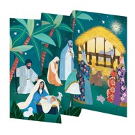 ROGER LA BORDE Čestitke u setu 5 kom s božićnim motivom Away in the Manger