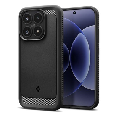 SPIGEN Rugged Armor maskica za Xiaomi 17, crna