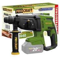 PROCRAFT Akumulatorska bušilica/odvijač PHA40BB, zelena