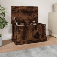 Kutija za pohranu boja hrasta 50 x 30 x 28 cm konstruirano drvo