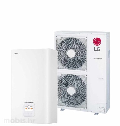 LG Toplinska pumpa Therma V Split, 7 kW HU071MR.U44 + unutarnja jedinica HN091MR.NK5 do 9 kW, 220 V