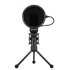 MARVO Mikrofon MIC-03, streaming, sa stalkom, crna