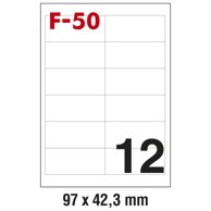 FORNAX Etikete ILK 97x42,3 mm F-50 100 listova
