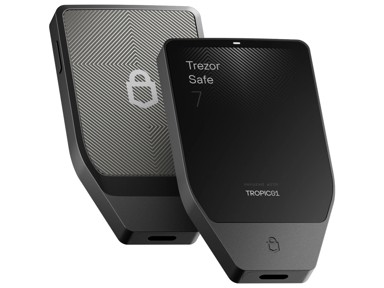 TREZOR Hardverski kripto novčanik Safe 7, crni