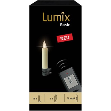 KRINNER Ukrasna svijeća za božićno drvce, mini 10er