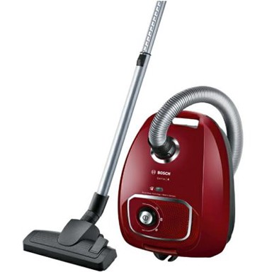 BOSCH Usisavač s vrećicom BGLS4X201, crveni