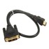 INLINE HDMI na DVI adapter kabel High Speed, crni, 0.5 m 17659P