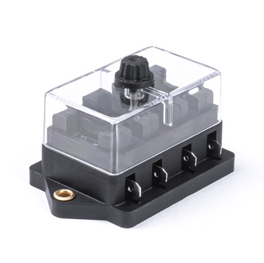 AMIO Kutija za STANDARD auto osigurače, 4 utora