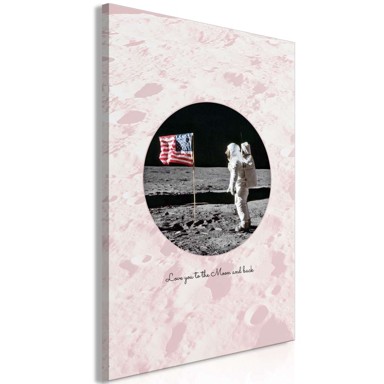 Slika Love You to the Moon and Back Vertical 40x60