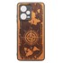 BEWOOD Maskica za Redmi Note 12 5G, wind rose merbau