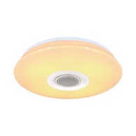 FEROTEHNA Plafonjera LED 24W, 1680 lm, RGB+CCT+ DIMM+ Bluetooth, 3000-6500K, 40 cm, sa zvukom