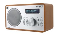 VIVAX Radio prijemnik DW-2 DAB, DAB+, bluetooth, smeđi