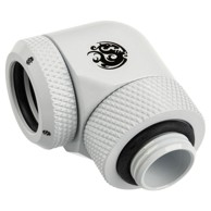 BITSPOWER Adapter 90°, G1/4 inča AG, na Hardtube promjera 14 mm, rotirajući, bijeli