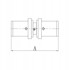 DIAMOND PEX press spojnica 16 x 16 mm, mjedena, poniklana