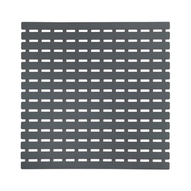 WENKO Tamno siva podloga za tuš kadu Arinos, 54 x 54 cm