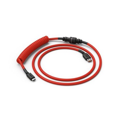 GLORIOUS Kabel za punjenje, USB-C na USB-A, 1,37 m, crveno-crni