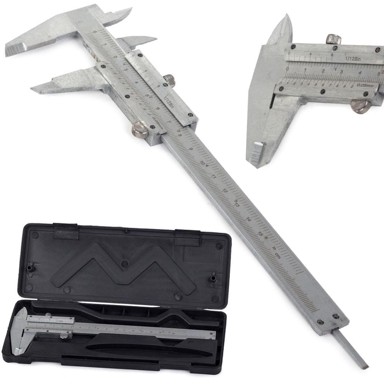 VERKGROUP Pomično mjerilo, 150 mm, nehrđajući čelik, preciznost 0.05 mm