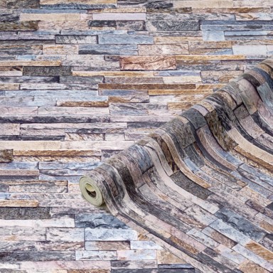 D-C-FIX Zidna obloga Stone Wall 270-1009 675x4000mm, sivo/plava