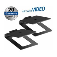 TRANSMEDIA Stalci za zvučnike stolni 180 x 122 mm TRN-HS33-2L