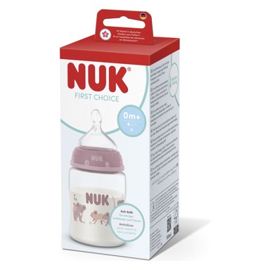 NUK Bočica First Choice, 150 ml, plastika, sort