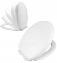 GALICJA WC daska sa sporim spuštanjem 43,5 x 37 x 5,8 cm, bijela
