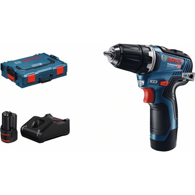 BOSCH Akumulatorski odvijač box GSR 12V-35 2x3,0 Ah