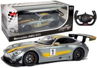Auto na daljinsko upravljanje MERCEDES AMG GT3 RASTAR 1:14, srebrna
