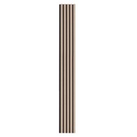 VEVOR Akustična zidna ploča 2400 x 200 x 21 mm srebrno drvo