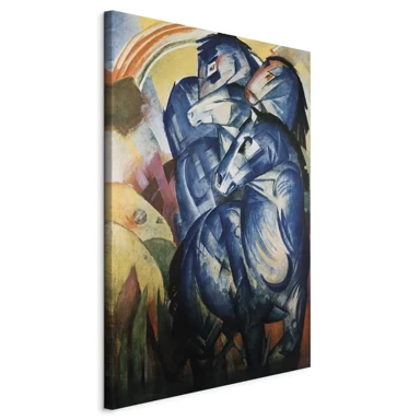 XXL slika Franz Marc – The Tower of Blue Horses, 100x150 cm